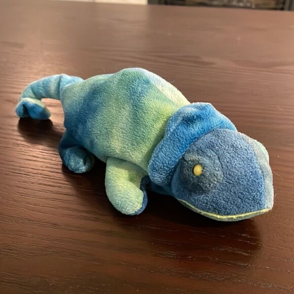 Rainbow the Chameleon 1997 Ty Beanie Baby 9.5” long Good Condition - Picture 2 of 5